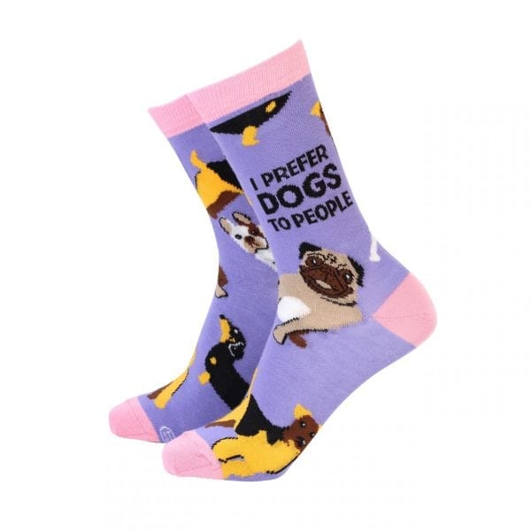 I Prefer Dogs (Women) Socks
