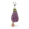 Vivacious Aubergine Bag Charm - Image 2