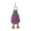 Vivacious Aubergine Bag Charm - Image 3