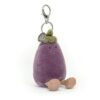 Vivacious Aubergine Bag Charm - Image 4