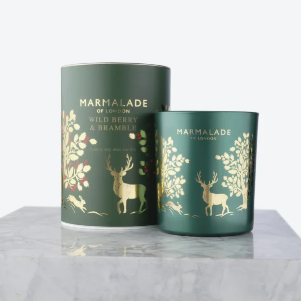 Large Glass Candle - Wild Berry & Bramble