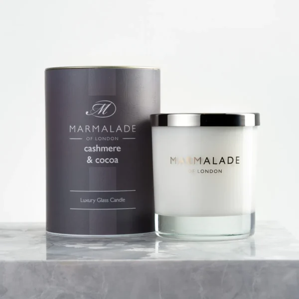 Large Glass Candle - Cashmere & Cocoa