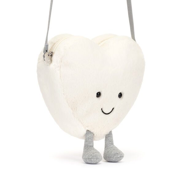 Amuseable Cream Heart Bag - Image 3