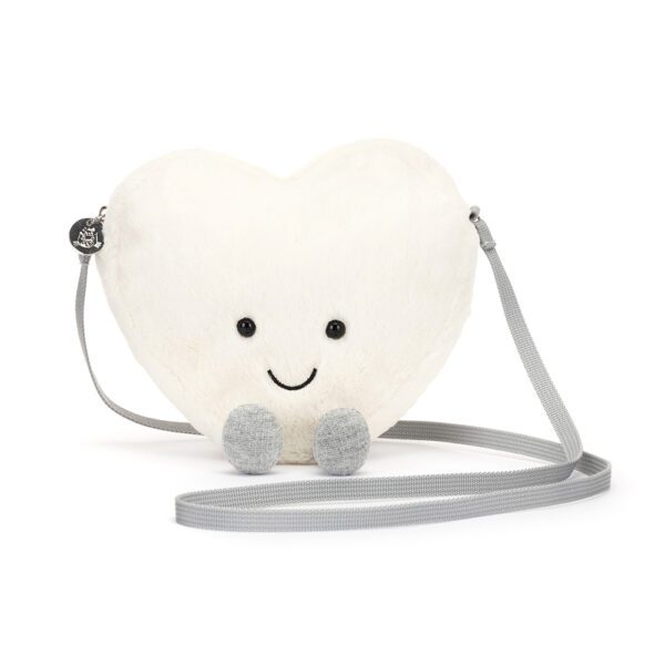 Amuseable Cream Heart Bag - Image 4
