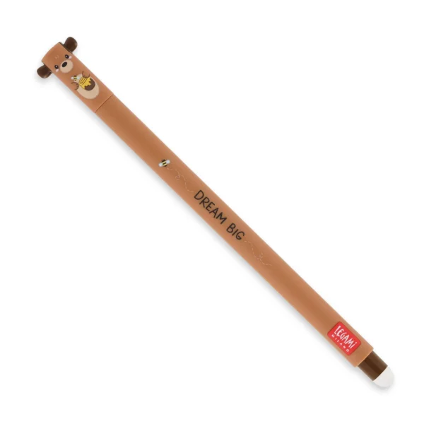 Erasable Gel Pen - Teddy Bear - Red