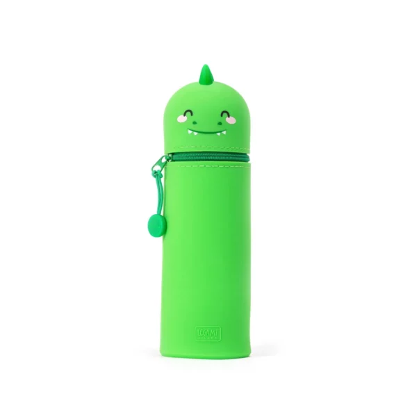 2-in-1 Silicone Pencil Case - Dino