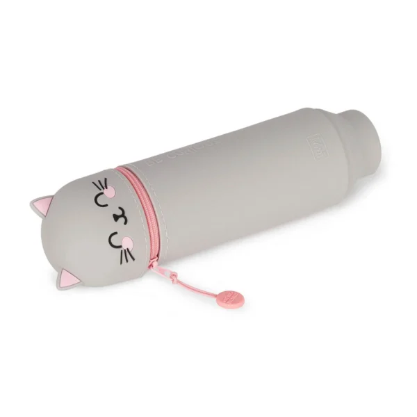 2-in-1 Silicone Pencil Case - Kitty - Image 4