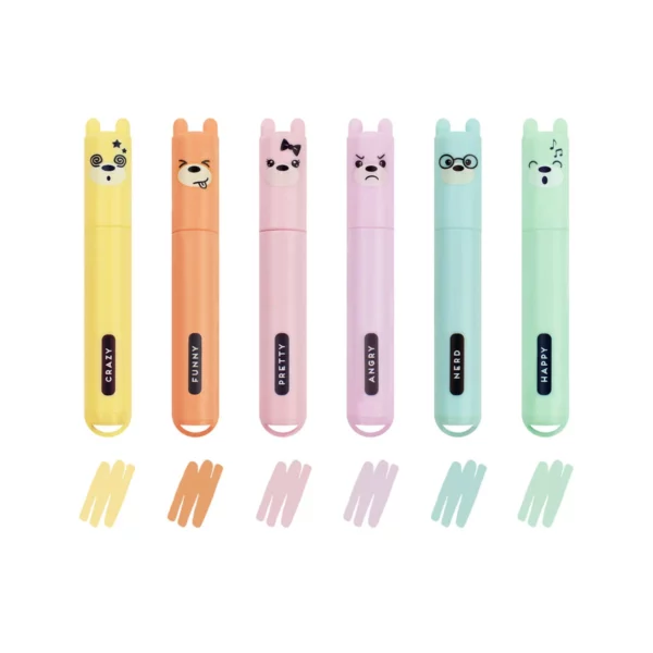 Teddy's Style Mini Pastel Highlighters