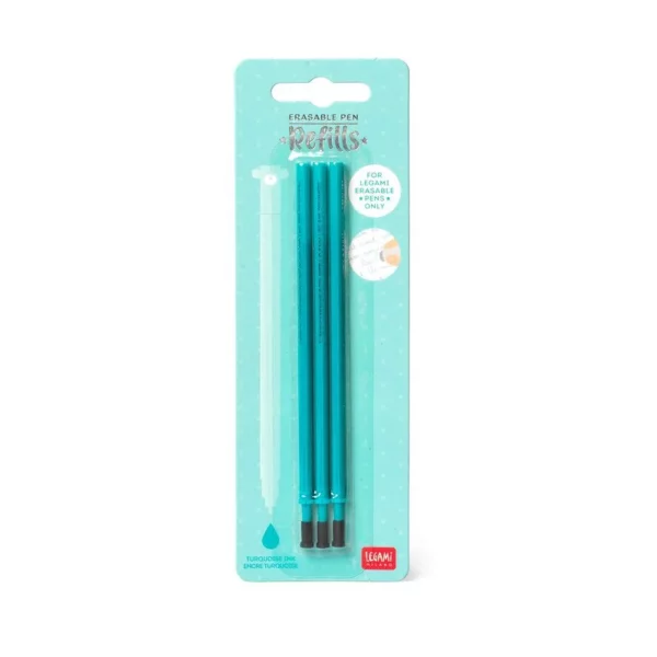 Refill For Erasable Pen - Turquoise - Image 2