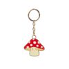 Mushroom Enamel Keyring