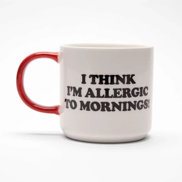 Peanuts Mug - Allergic To Mornings - Image 2