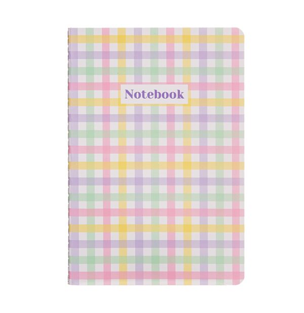 Gingham Check A5 Notebook