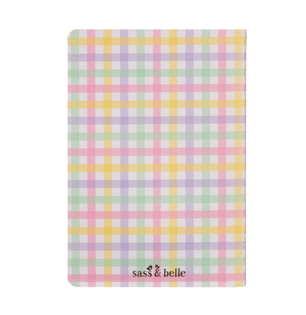 Gingham Check A5 Notebook - Image 2