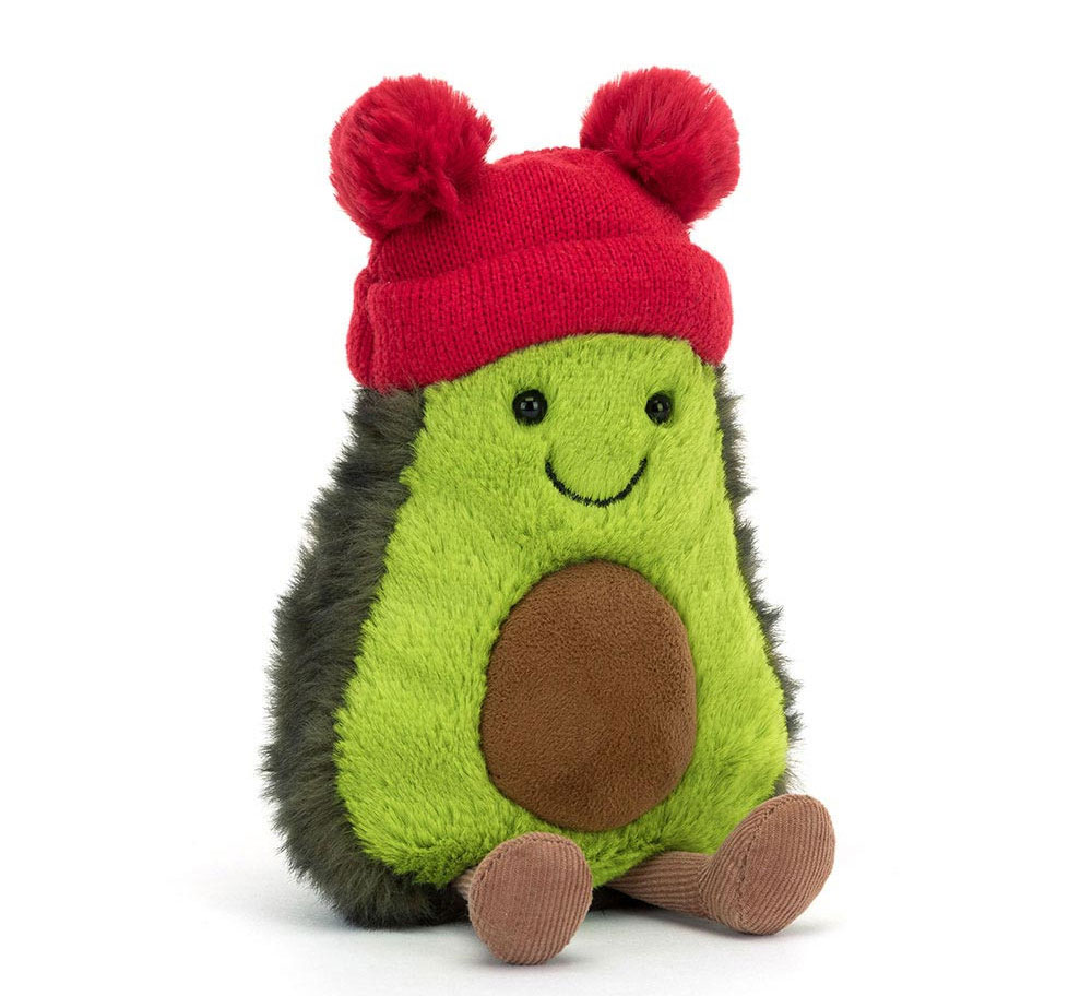 Avacado fluffy toy
