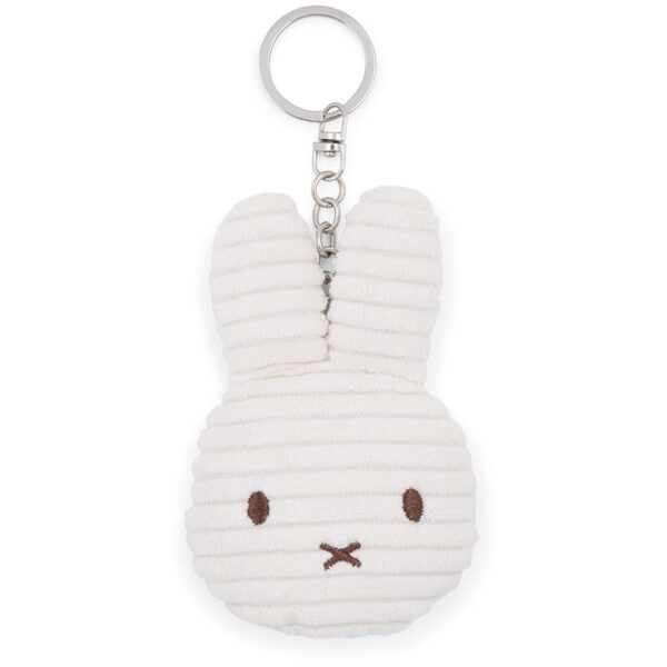 Miffy Flat Corduroy Keyring White