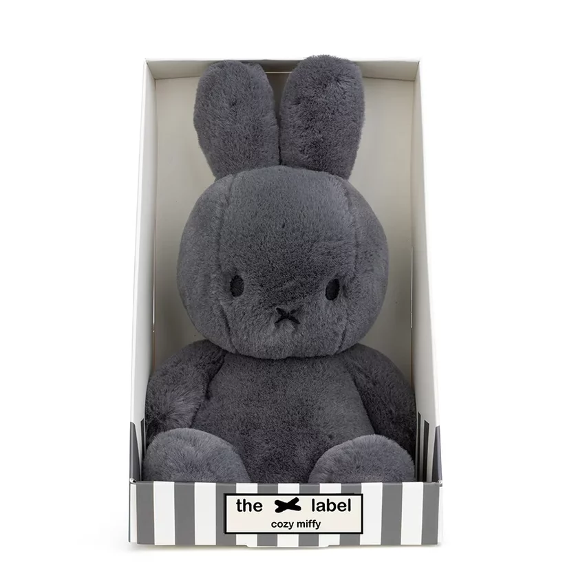 Miffy Cozy Grey In Gift Box 23cm