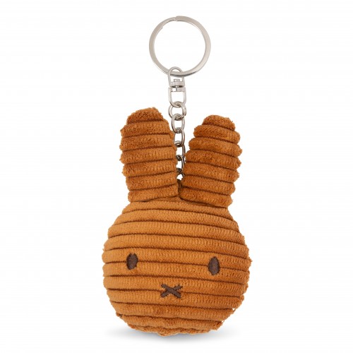 Miffy Flat Corduroy Keyring Cinnamon