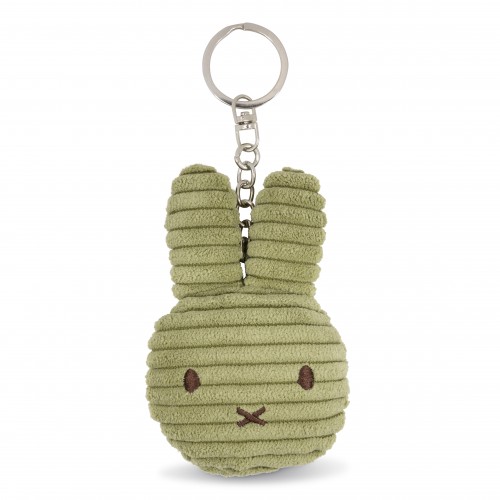 Miffy Flat Corduroy Keyring Olive Green