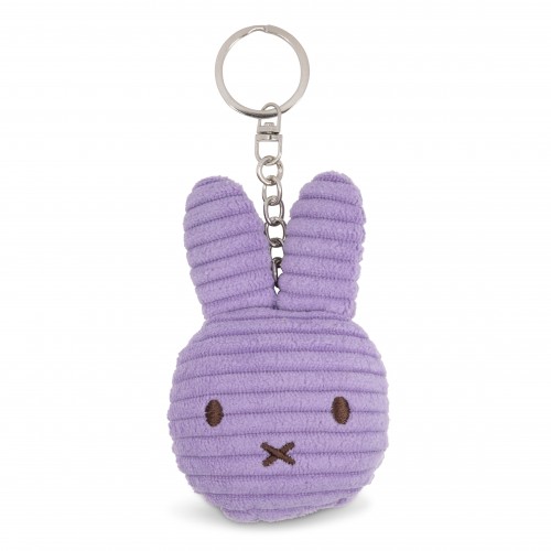 Miffy Flat Corduroy Keyring - Lilac