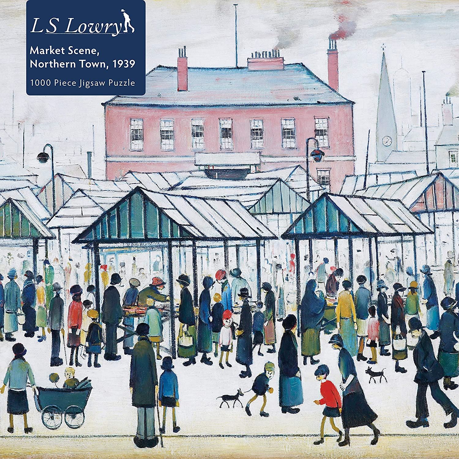 LS Lowry Jigsaw Market 1000 Piece Jigsaw