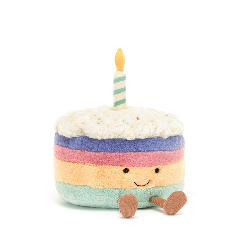 Amuseable Rainbow Birthday Cake Small