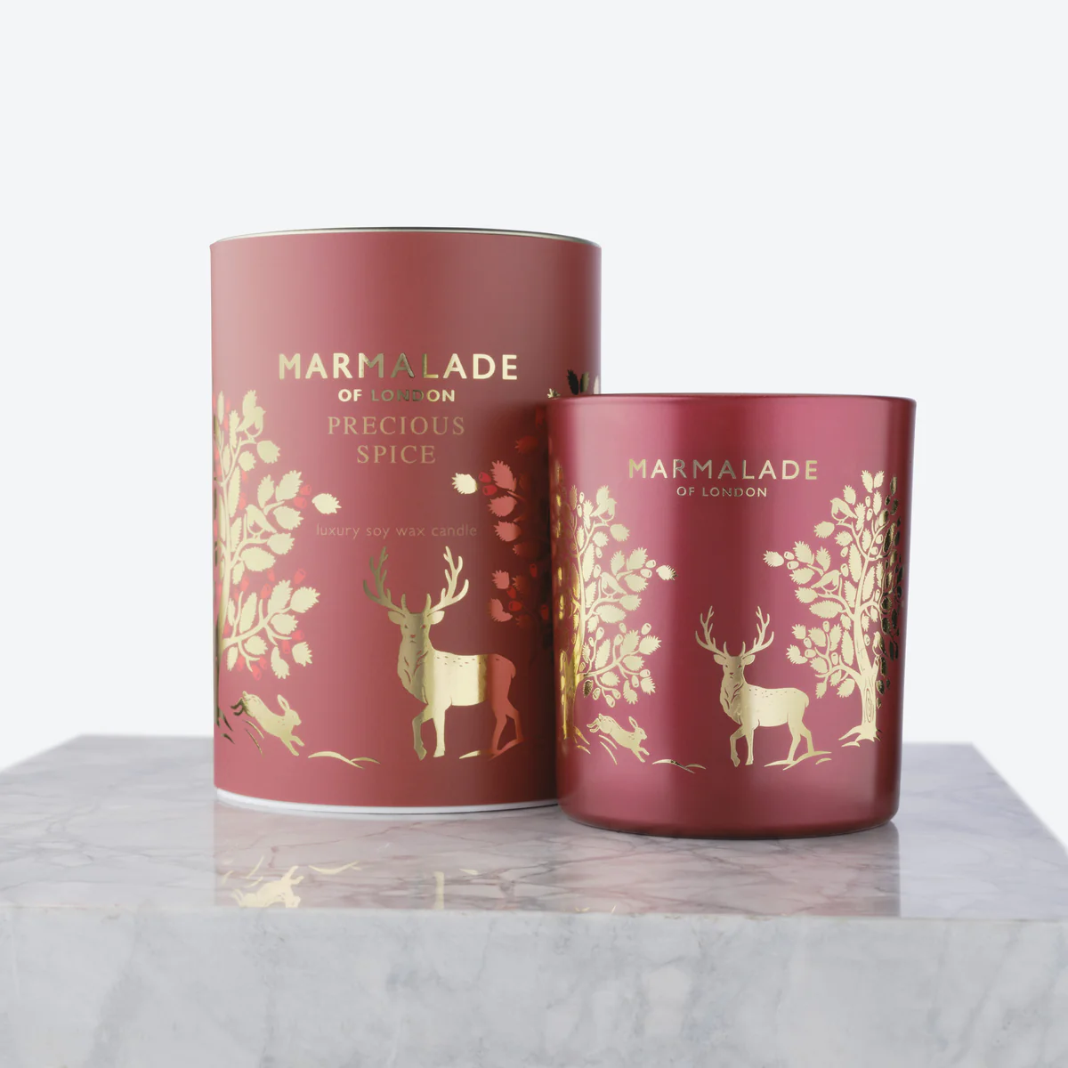 Large Glass Candle - Precious Spice