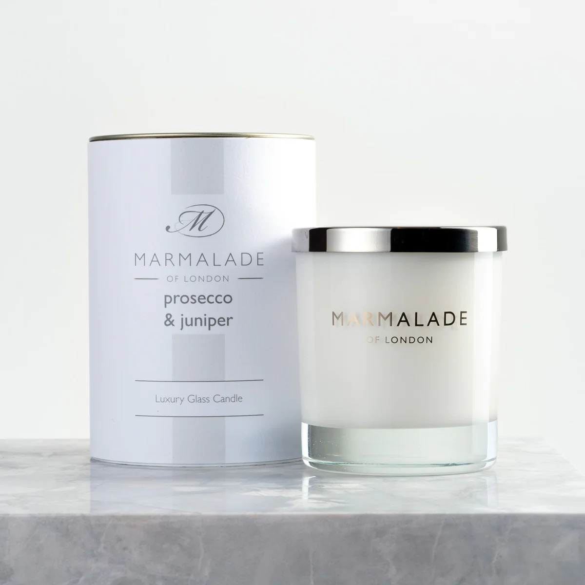 Large Glass Candle - Pink Fizz & Juniper