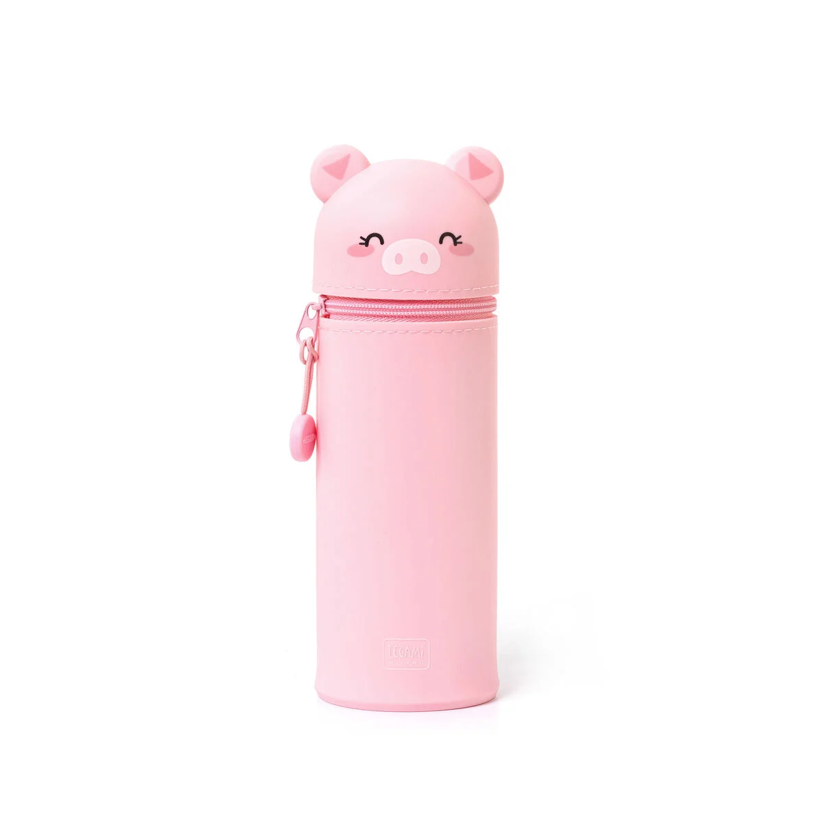 2-in-1 Silicone Pencil Case - Pig