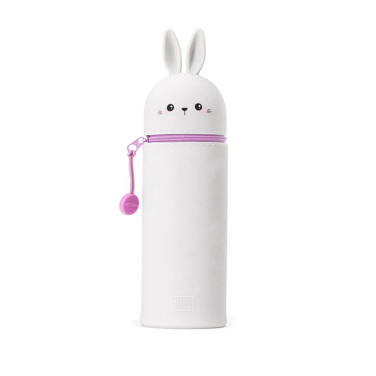 2-in-1 Silicone Pencil Case - Bunny