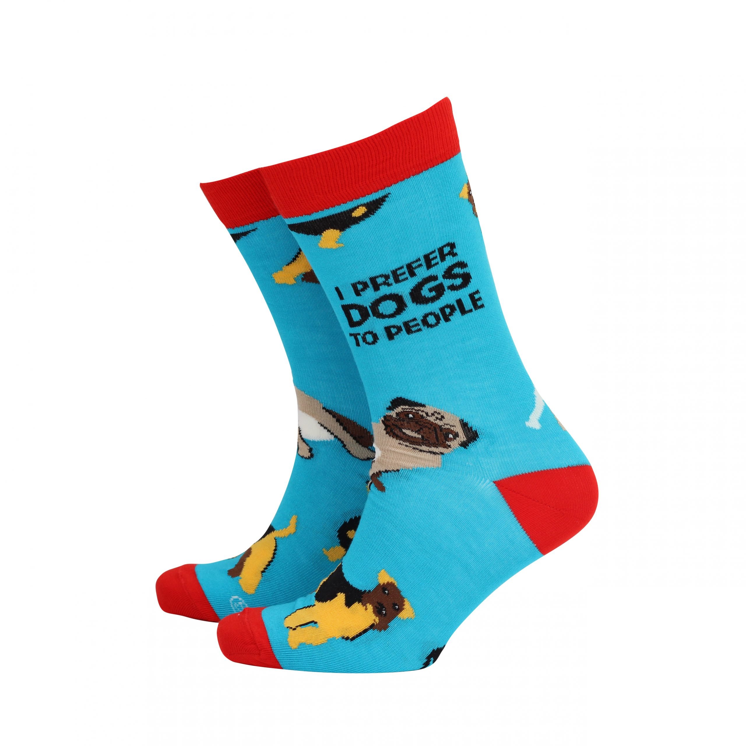 I Prefer Dogs (Mens) Socks