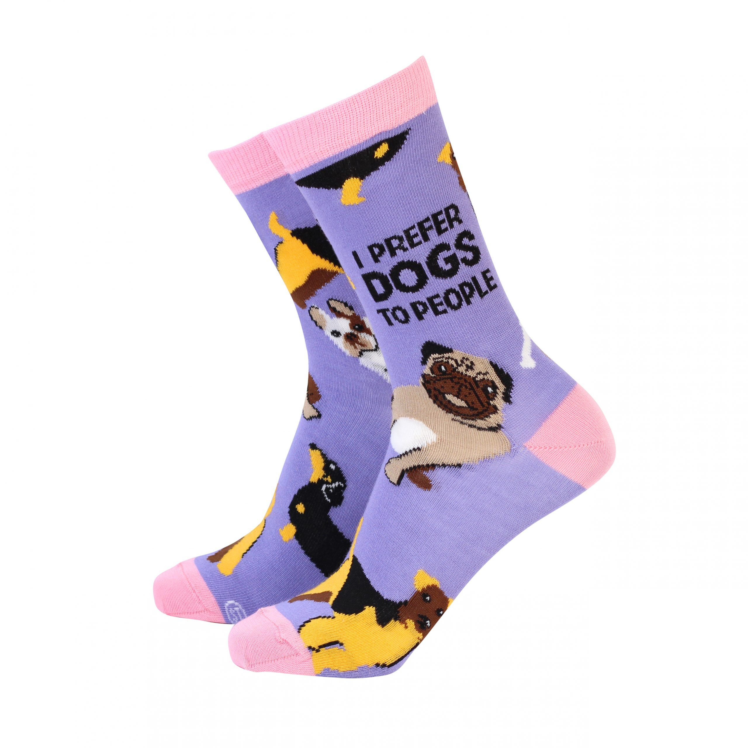 I Prefer Dogs (Women) Socks