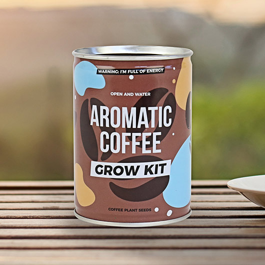 Aromatic Coffee Grow Tin
