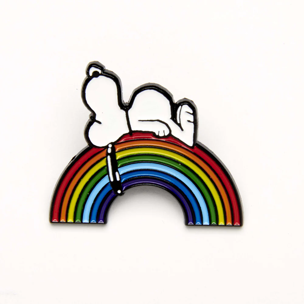 Peanuts Pin - Rainbow Good Vibes