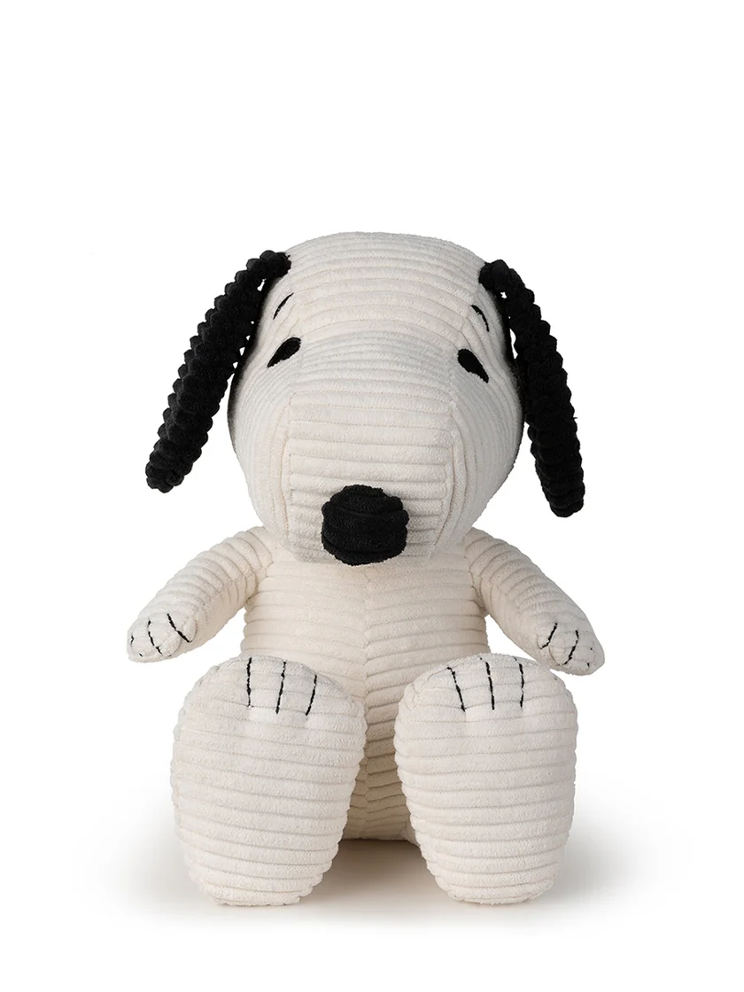 Snoopy ECO Corduroy Cream In Gift Box 27cm - Image 2