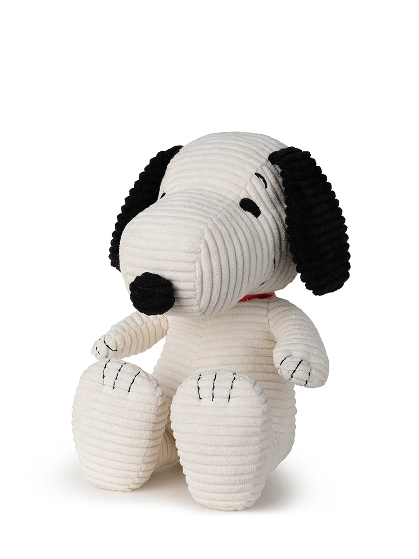 Snoopy ECO Corduroy Cream In Gift Box 27cm - Image 3