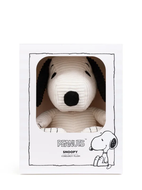 Snoopy ECO Corduroy Cream In Gift Box 27cm - Image 5