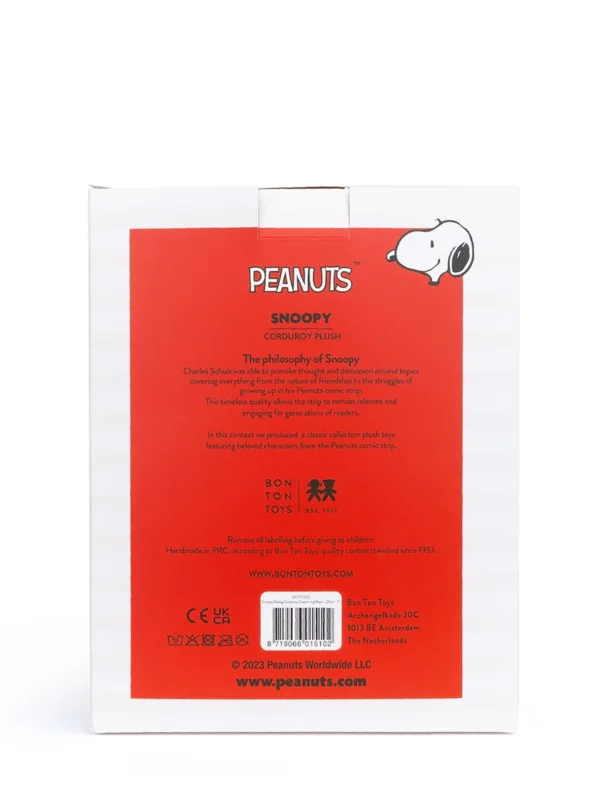 Snoopy ECO Corduroy Cream In Gift Box 27cm - Image 7