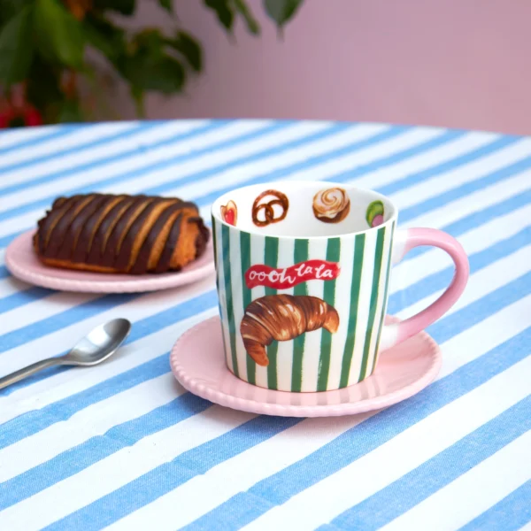 Oooh La La Croissant Mug - Image 2
