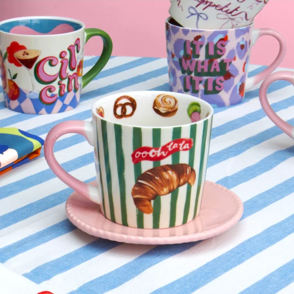 Oooh La La Croissant Mug - Image 3
