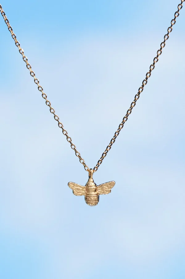 Gold Bee Necklace - Image 4