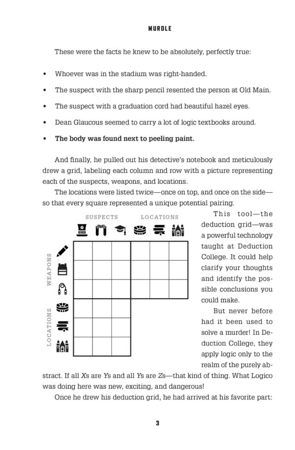 Murdle: Solve 100 Murder Mystery Logic Puzzles - Image 3