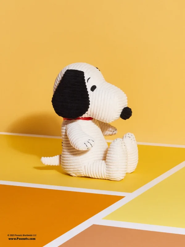 Snoopy ECO Corduroy Cream In Gift Box 27cm - Image 9