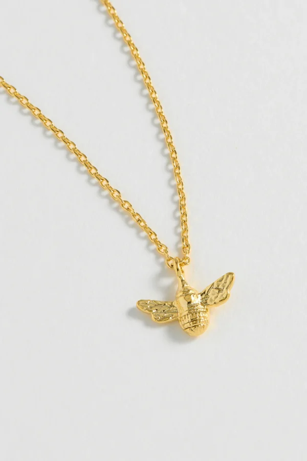 Gold Bee Necklace - Image 3
