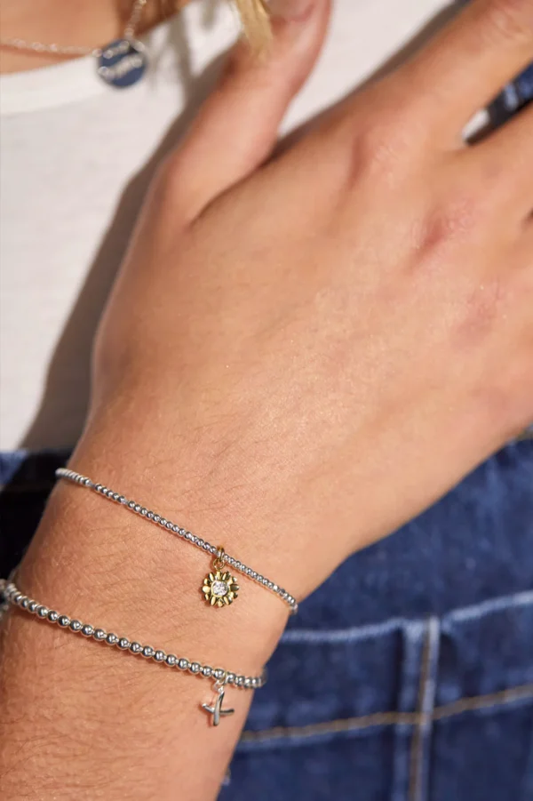 Flower Charm Bracelet - Image 2
