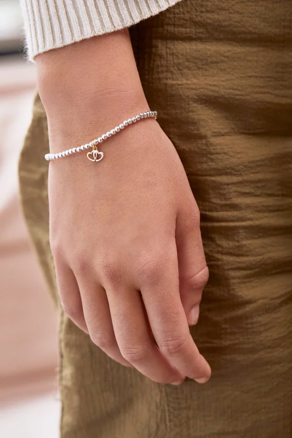 Friends Forever Double Heart Bracelet - Image 2