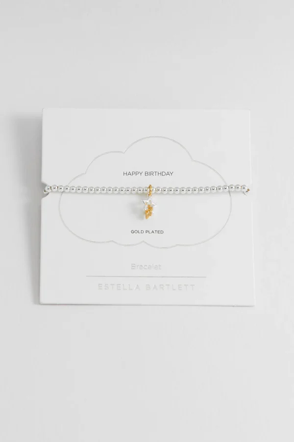 Happy Birthday Star Charm Bracelet