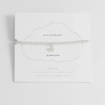 Silver Mum In A Million Bracelet