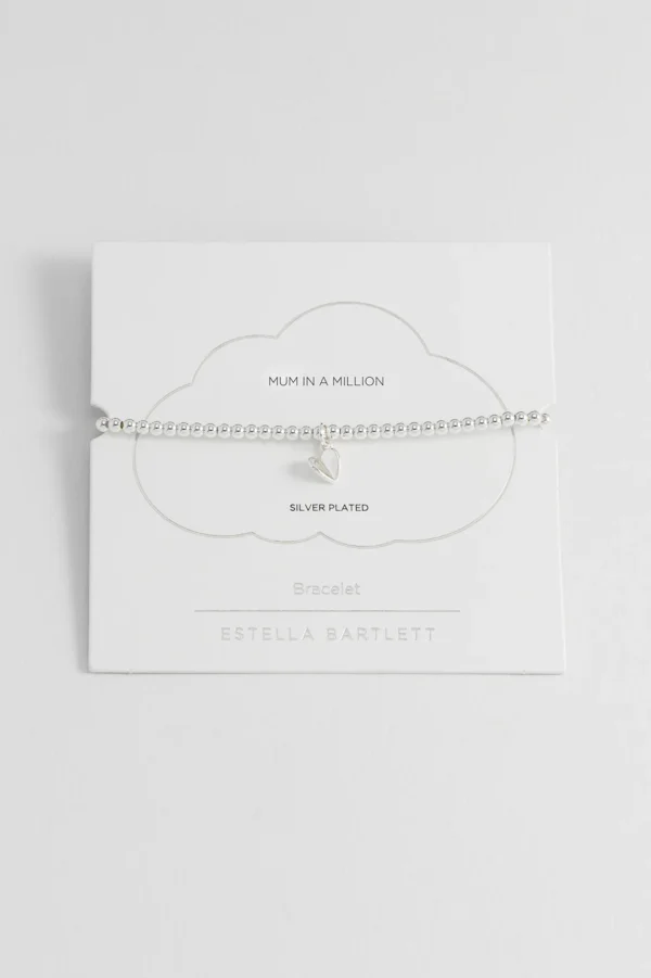 Silver Mum In A Million Bracelet