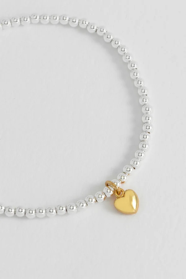 Gold With Love Puffed Heart Bracelet - Image 4