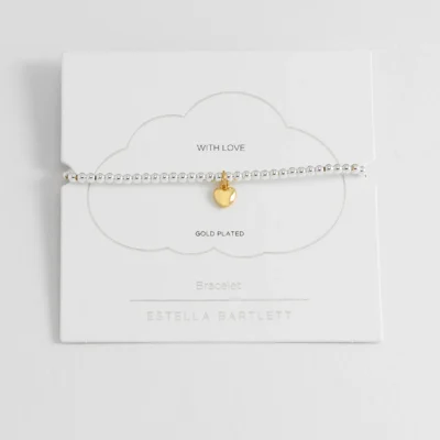 Gold With Love Puffed Heart Bracelet